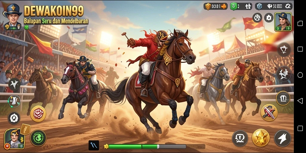 Gameplay seru dengan kecepatan tinggi dan beragam lintasan balap.