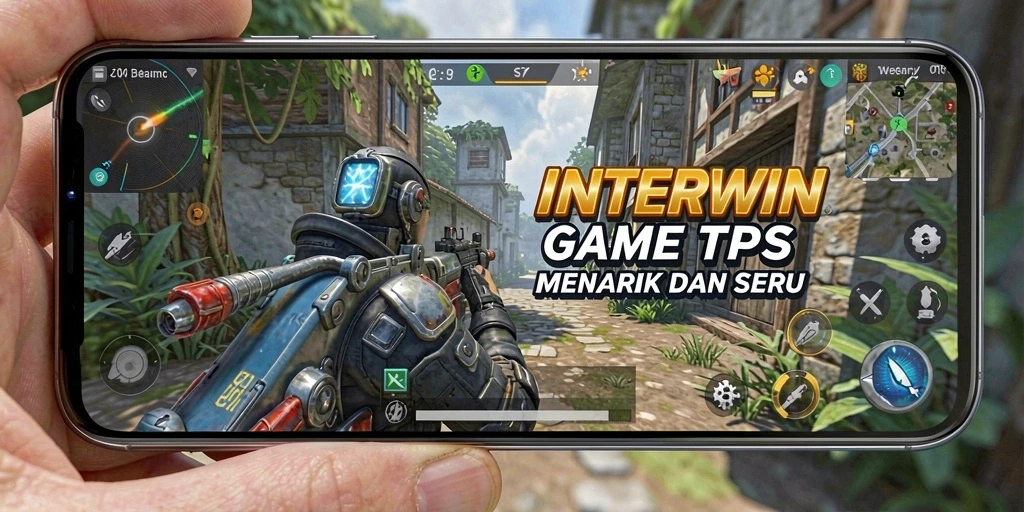 Tangkapan layar menunjukkan aksi pertempuran intens dalam INTERWIN.