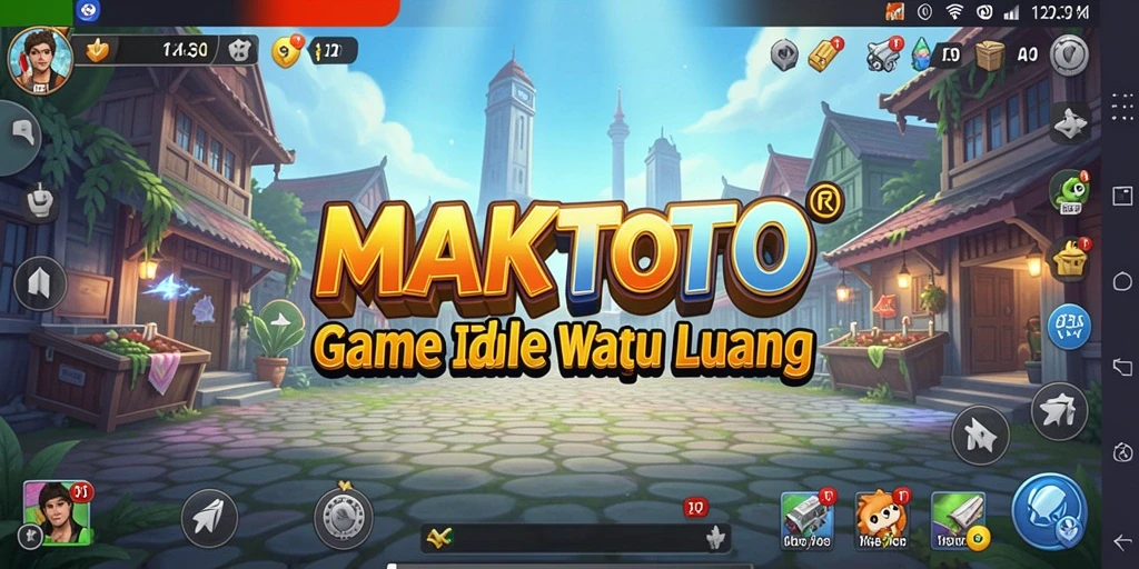 Tampilan gameplay MAKTOTO yang menarik dan penuh warna
