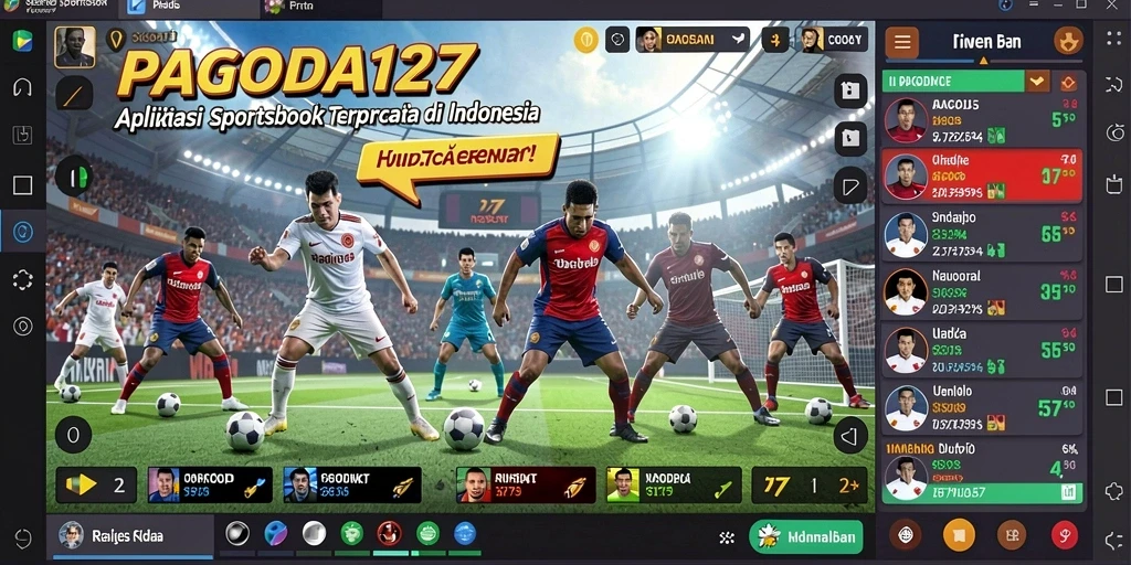 Tampilan gameplay dari aplikasi Sportsbook PAGODA127 yang menarik dan interaktif.