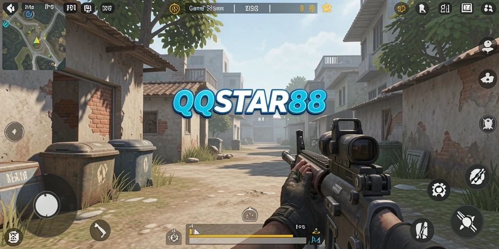Gameplay seru dalam QQSTAR88 dengan pertempuran FPS yang menegangkan.